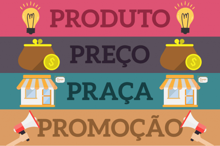 Os 4P's do marketing são alguns dos principais conceitos da área