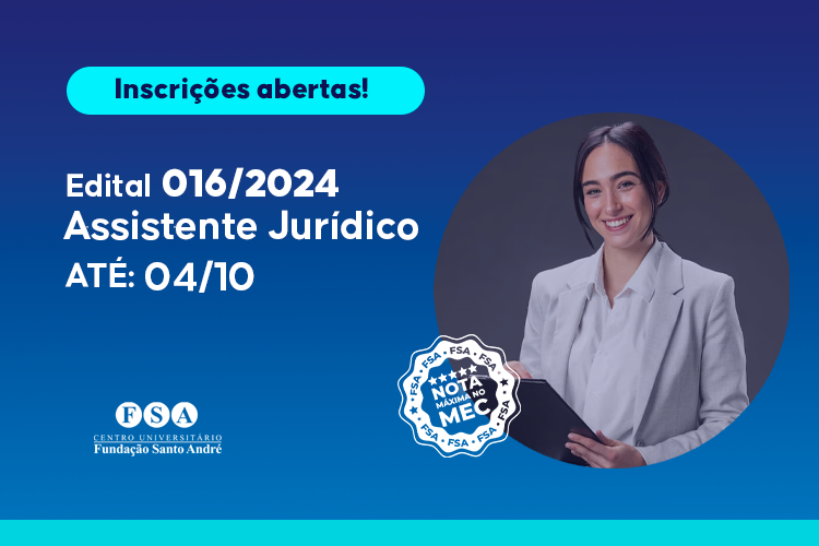Concurso de Assistente Jurídico da Fundação Santo André