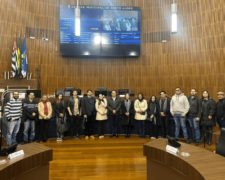 Alunos da Fundação Santo André visitam o Poder Legislativo Andreense