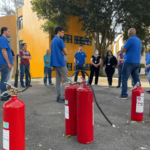 Fundação Santo André realiza Treinamento de Manuseio de Extintores para funcionários