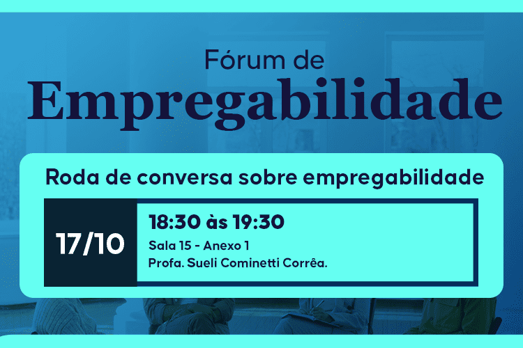 Roda de conversa sobre empregabilidade - 17/10