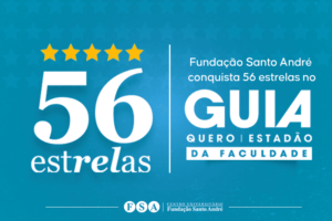 Fundação Santo André conquista 56 estrelas no Guia da Faculdade do Estadão 2024