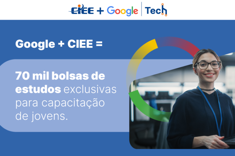 Google oferece 70 mil bolsas de estudo gratuitas em parceria com o CIEE