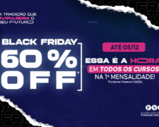 Motivos para aproveitar a Black Friday da Fundação Santo André!