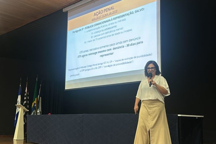 Aula Magna, com o tema “Modalidades de Estelionato e o caso do Galã do Tinder”