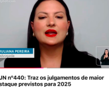 Professora Juliana Pereira, do Curso de Direito, Comenta Decisão do STJ em Entrevista à TV Justiça