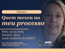 Palestra: Quem mexeu no meu processo?