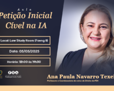 Estudantes de Direito da participam de aula prática sobre Petição Inicial Cível com uso de Inteligência Artificial