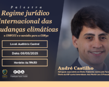 Estudantes do curso de Direito da Fundação Santo André participam da palestra “Regime jurídico internacional das mudanças climáticas: a UNFCCC e o caminho para a COP30”