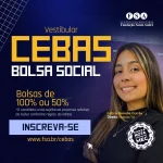 Vestibular CEBAS FSA 2026: bolsas de até 100%