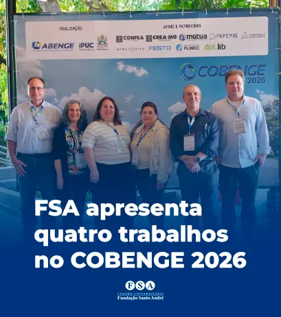 Leia mais sobre o artigo FSA apresenta quatro trabalhos no COBENGE 2026