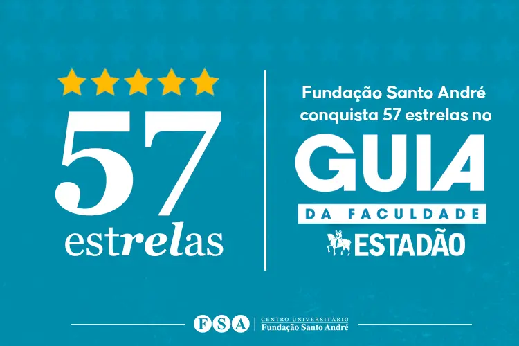 Leia mais sobre o artigo Fundação Santo André conquista 57 estrelas no Guia da Faculdade 2026